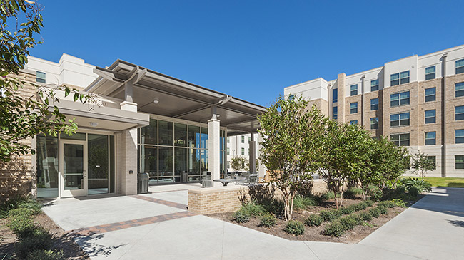 Texas AM University White Creek Apartments exterior